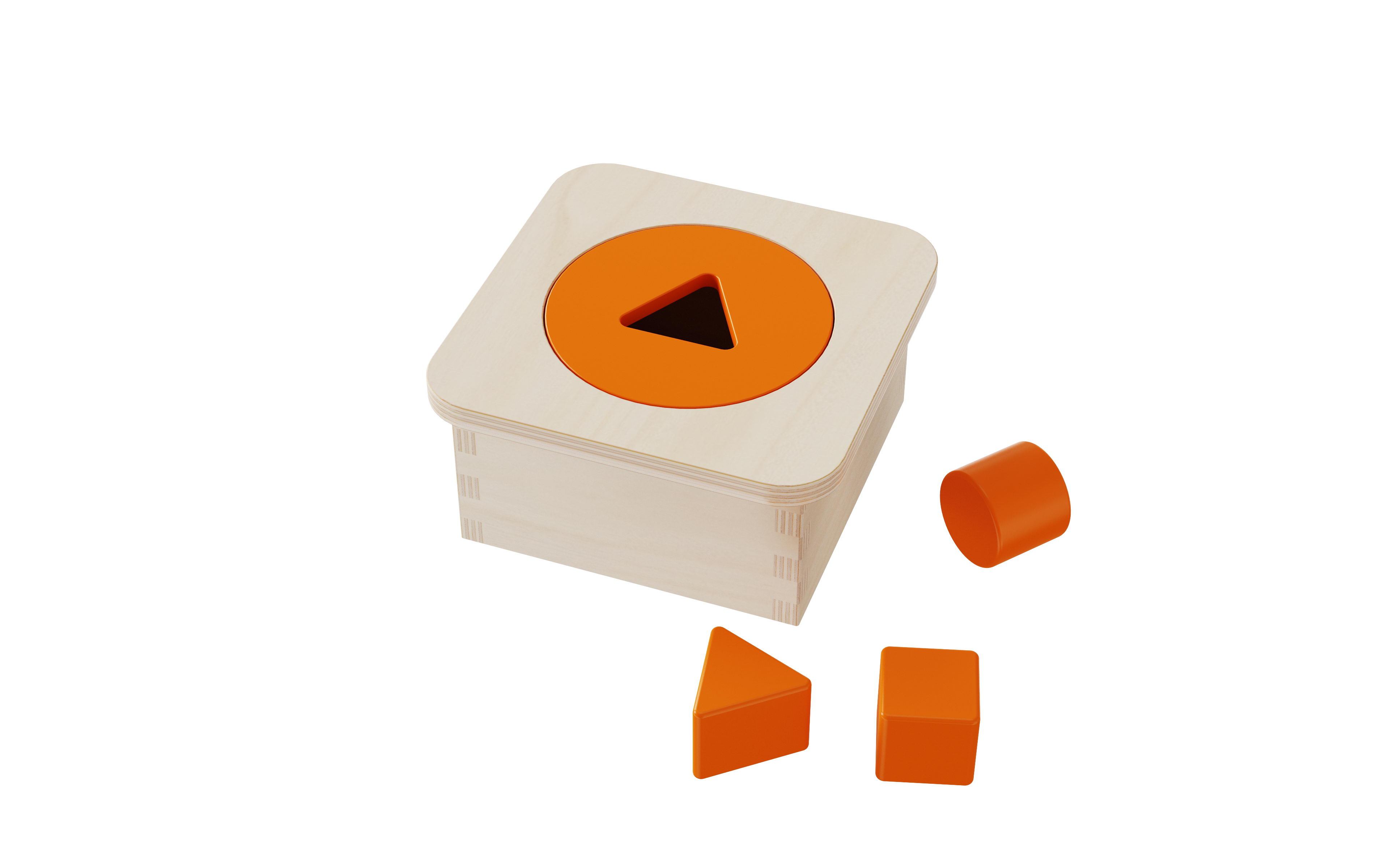 Shape Sorter "Oven" For Toddlers Kids Wooden Learning Cube Shape-Sorting Wooden Oven Toy