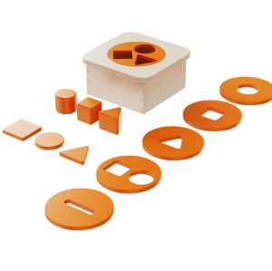 Shape Shorter Cube Educational Sorting & Matching Toy Colorful Sorter Cube Box Shapes