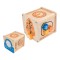 Wooden Activity Cube | Educational Toy | Wood, Gears/Clock/Sliders | Toddler Learning | Customizable