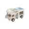 Wooden Camper Van with Detachable Surfboard  Fun Indoor Camping or Travel RV Adventure