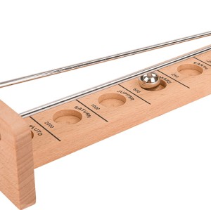 Shoot The Moon Game Balancing Game with Moon Ball for Kids and Adults Solid Wood Board