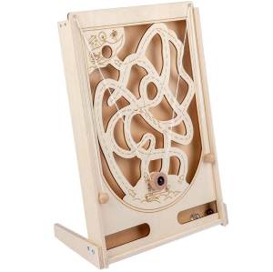 Labyrinth Game Wooden Board Games Children Maze Puzzle Toys Interactive Maze Beads Game