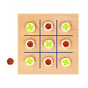 Wooden Ladybug Tic Tac Toe | Themed Strategy Game, Wood | Kids Learning & Family Fun | OEM