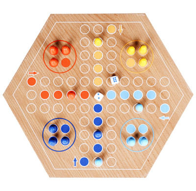 Ludo Board Game Classic Board Game for Adults and Kids, Ludo