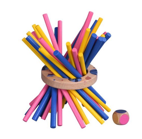 Keep It Steady Fun Family Games balance Patience Training Wooden Stick Toys