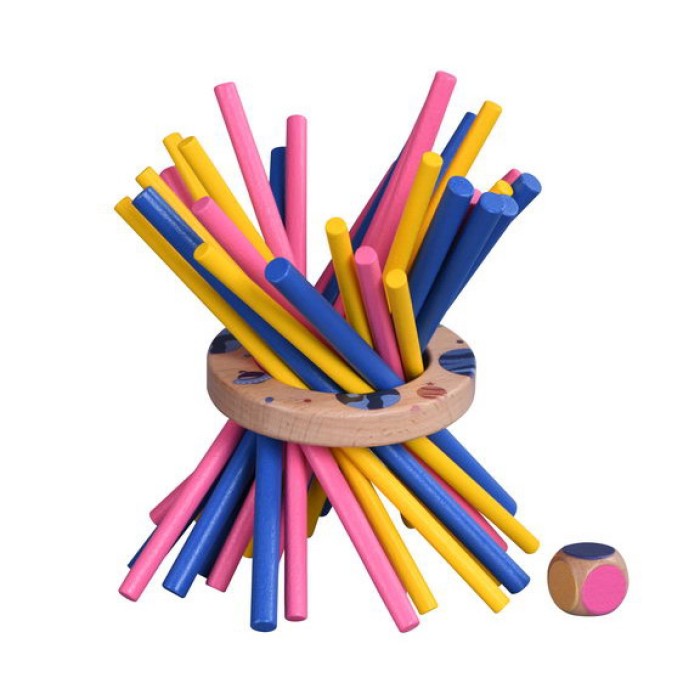 Keep It Steady Fun Family Games balance Patience Training Wooden Stick Toys