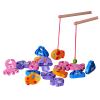 Montessori Wooden Fishing Game for Toddlers Fine Motor Skills