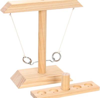 Hook and Ring Toss Games for Adults Yard Games Patio Decor Outdoor Indoor Games Wooden