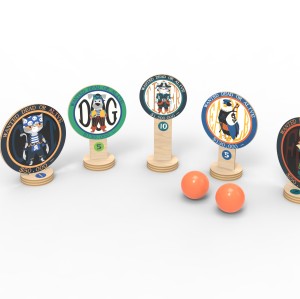 Wooden Throwing Game Set Block Tossing Game for Kids Adults Family