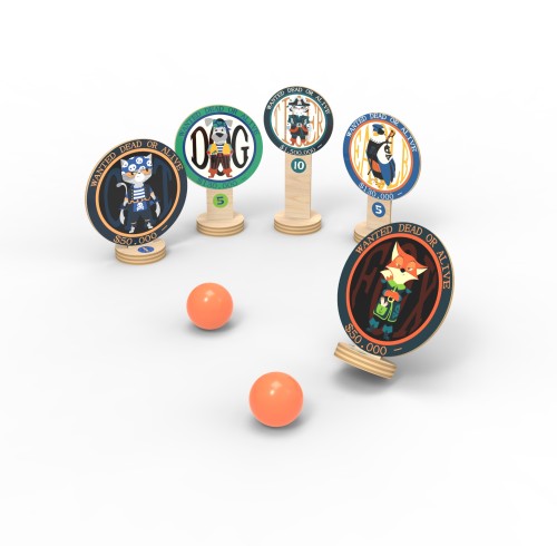 Wooden Throwing Game Set Block Tossing Game for Kids Adults Family