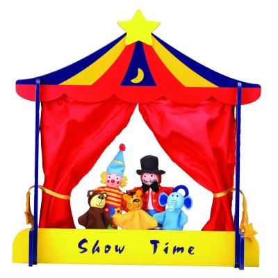 Forestoy Wooden Tabletop Wooden Puppet Theatres "Circus" For Kids