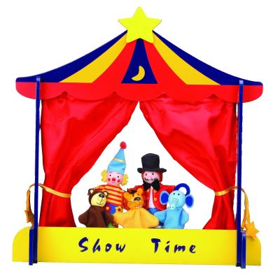 Forestoy Wooden Tabletop Wooden Puppet Theatres 