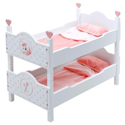 Doll Stackable Bunk Bed "Unicorn" Doll Bunk Bed for 18 Inch Dolls