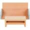 Wooden Miniature Dollhouse Furniture Set Bed Room Accessories Pretend Toys