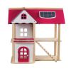 Forestoy Doll House Toy with furniture Wooden Dollhouse for Kids Accessories for Kids