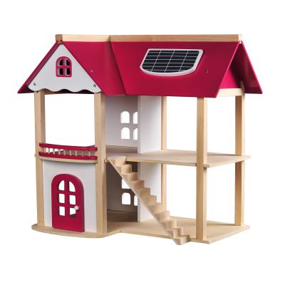 Forestoy Doll House Toy with furniture Wooden Dollhouse for Kids Accessories for Kids