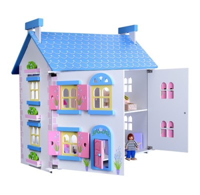 Forestoy Wooden Doll's House for Kids Doll's House Amy's Cottage Pretend