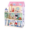 Forestoy 3-Storey Doll's House Dollhouse for Kids Doll House DIY Pretend