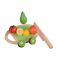 Forestoy Wooden Play Food Cutting Toy Set Wooden Toys for Toddlers Toy Food Play Kitchen Accessories