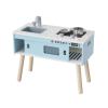 Forestoy Height Adjustable Kitchen Wooden Kitchen Accessories Toy Playset for Toddlers