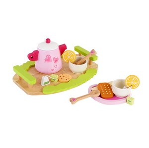 Forestoy Wooden Tea Set toy for Toddler Kitchen Accessories Toys
