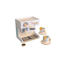Forestoy Wooden Coffee Maker Set Pretend Play Kitchen Accessories Coffee & Tea Toys