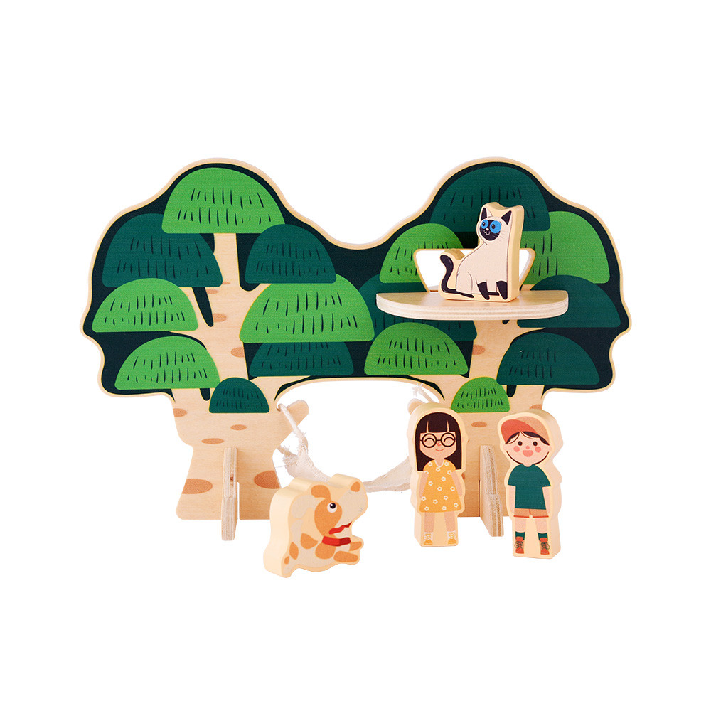 Wooden Play Scene