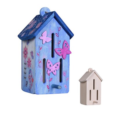 Nature's Way Bird Products DIY First Butterfly Garden House Wooden toys Butterfly House