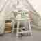 Forestoy Doll High Chair for 18-Inch Dolls Wooden Pretend Play Doll High Chair 