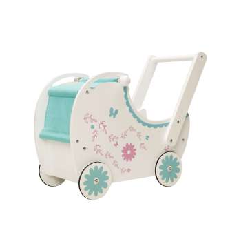 Forestoy Chinese 18 inch Wooden Doll Pram 