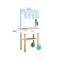 Forestoy Icecream Shop with Accessories Wooden Toy Role Play Pretend