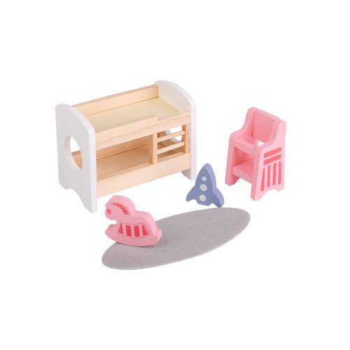 Forestoy Dollhouse Accessories Pretend Play Furniture Toys for Toddlers Miniature Furniture Set