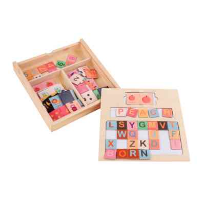 Magnetic Matching Puzzle Set, Educational Game, Colorful Design, Customizable Toy
