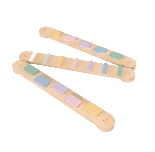 Balance Beam Wooden Stepping Stones Montessori Furniture Balance Board For Toddlers Kids Play Gym