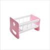 Forestoy Doll Furniture Baby Doll Cradle Wooden Furniture & Accessories for 18 inch Doll Pink