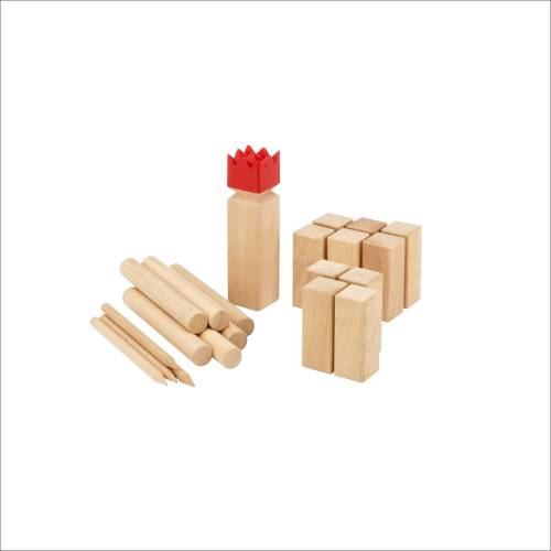 Outdoor Toys Wooden Kubb Game King & Soldier Game Set Backyard game Kubb