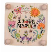 Plywood Children Play Wood Book Mark Toy Intelligent DIY Toy Wooden Flower Press Kit Leaf Plant