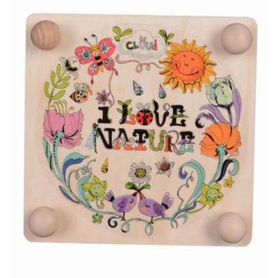 Plywood Children Play Wood Book Mark Toy Intelligent DIY Toy Wooden Flower Press Kit Leaf Plant