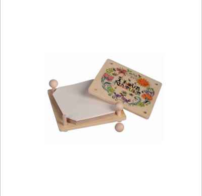 Plywood Children Play Wood Book Mark Toy Intelligent DIY Toy Wooden Flower Press Kit Leaf Plant