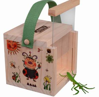 Wooden Bug House Toy House Hanging Bug Hotel for Insects Outdoor Garden Wooden Insect Hotel
