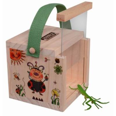 Wooden Bug House Toy House Hanging Bug Hotel for Insects Outdoor Garden Wooden Insect Hotel