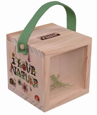 Wooden Bug House Toy House Hanging Bug Hotel for Insects Outdoor Garden Wooden Insect Hotel