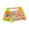 Activity Centre Triangle Toys flip Flop Alphabet Blocks Abacus Clock Activity Cube for Toddlers