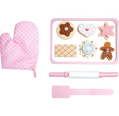 Forestoy Slice and Bake Play Food Set "Cookies" Wooden Toy For Kids