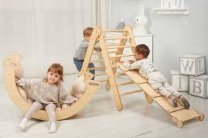 Safety Features and Durability of Wooden Indoor Gym Toys
