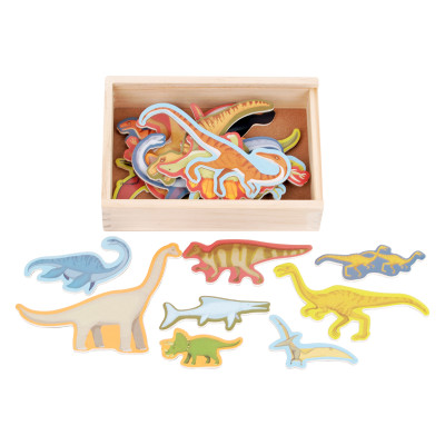 Wooden Dinosaur Puzzle Blocks for Kids – Fun & Educational Toy