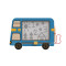 Wooden Magnetic Drawing Board - Kids' Educational Toy Bus
