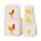 Chicken Life Cycle Educational Chart - From Egg to Adult Wooden educational toys​