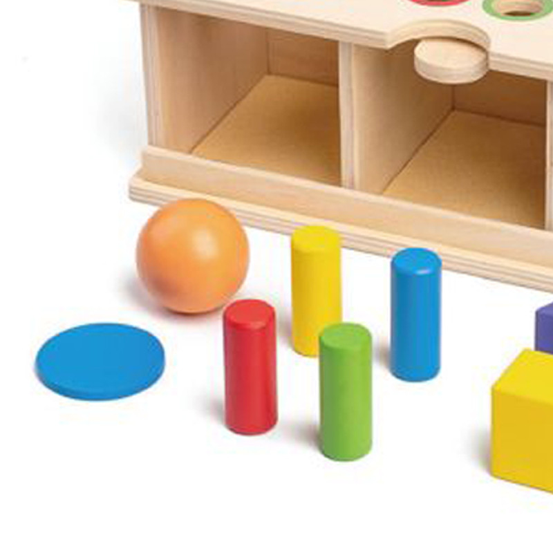 Wooden shape sorter