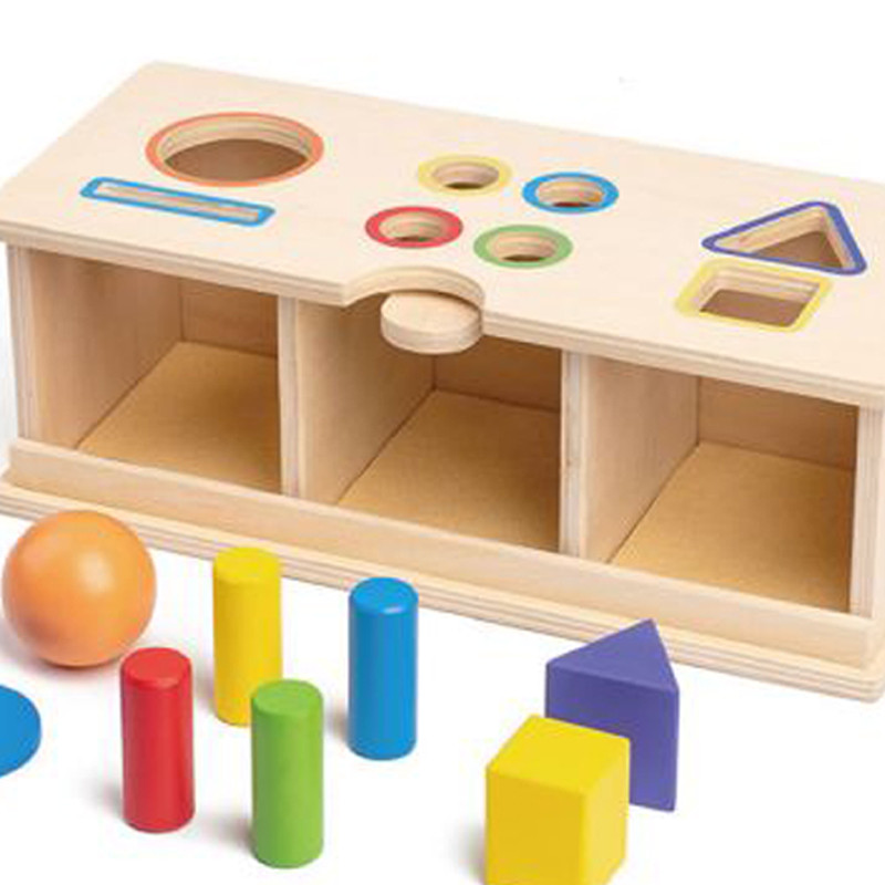 Wooden shape sorter